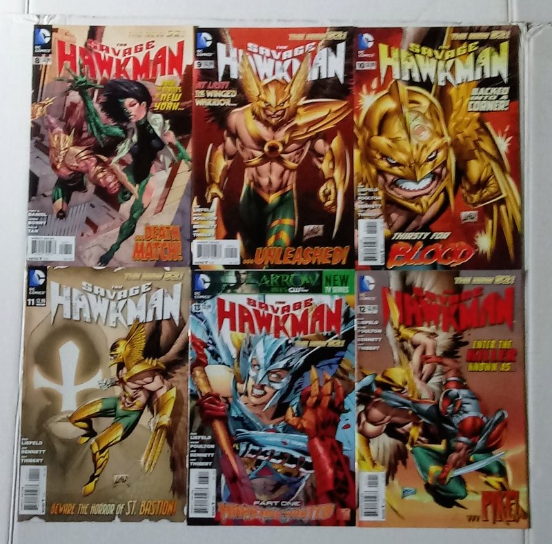 Savage Hawkman Comic Book Lot of (6) DC Comics CL70/04