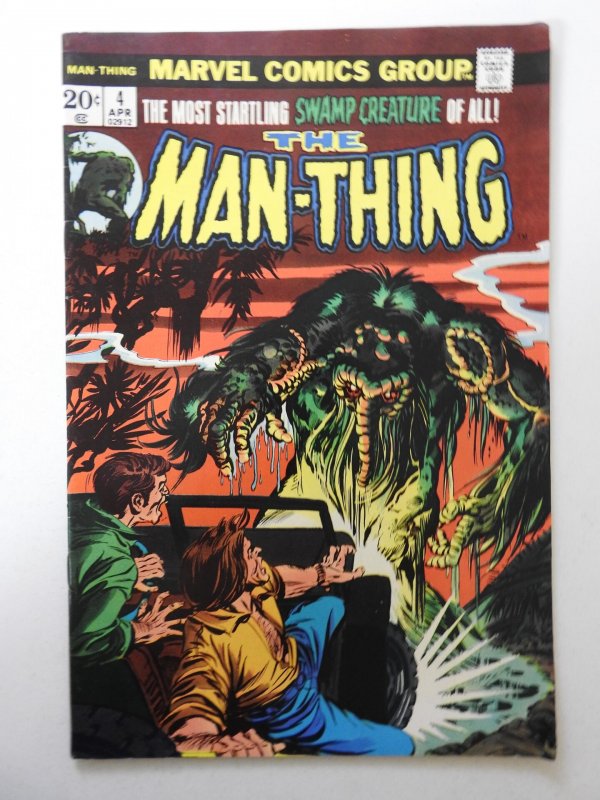 Man-Thing #4 (1974) FN+ Condition! MVS intact!