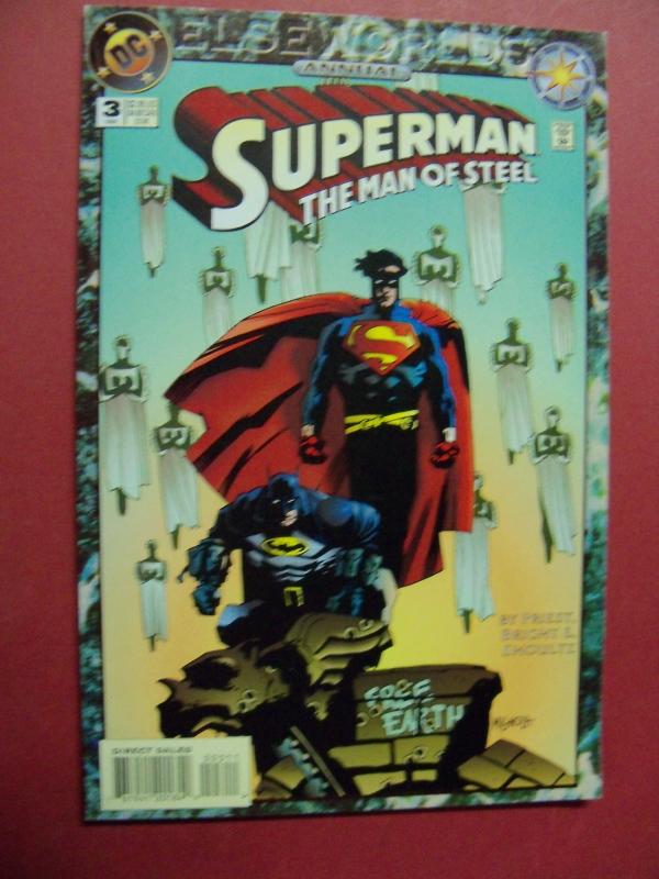 SUPERMAN THE MAN OF STEEL ANNUAL #3 (VF/NM 9.0-9.4 or better) DC COMICS