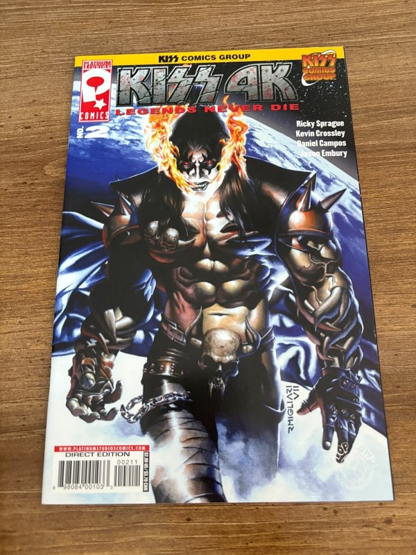 Kiss 4K Legends Never Die # 2 NM 1st Print Platinum Studios Comic Book 13 J446