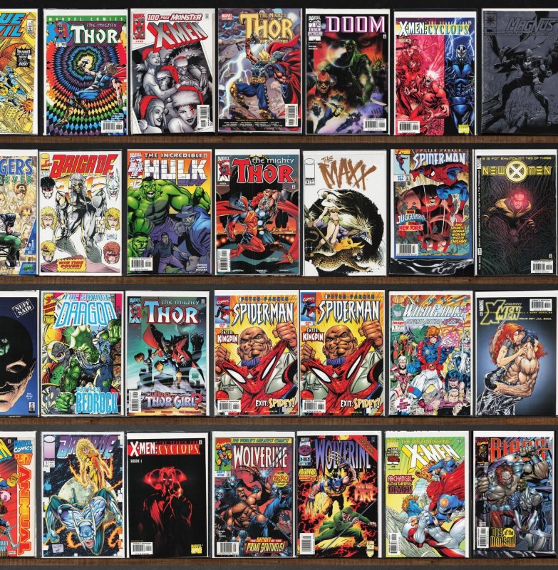 Huge Lot 140+ Comics with Vigilante, Shadowman, Thor, Fantastic Four & More!