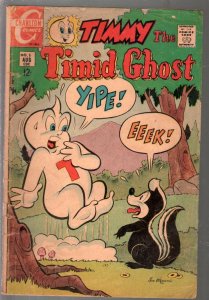 Timmy The Timid Ghost #5 1968-Charlton-witch cover-FR/G