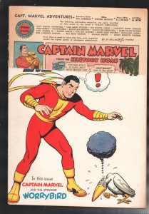 Captain Marvel Adventures #112 1950 -Worry Bird issue-Nice looking unsold dis...