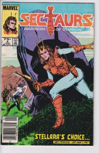 Sectaurs #4 Newsstand edition (Jan 1986) VG+ 4.5, white pages!