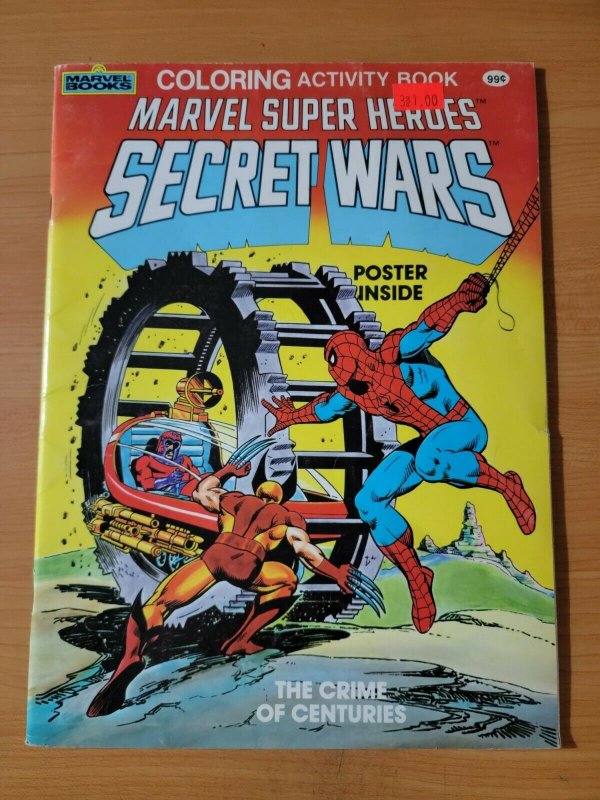 Marvel Super Heroes Secret Wars Coloring Activity + Poster ~ Crime of Centuries