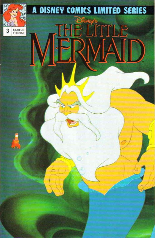 Little Mermaid Limited Series, The (Disney's ) #3A VF/NM ; Disney | King Triton 