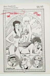 Chuck Austen Hero Sandwich Swimsuit Art Portfolio  Autographed   159/700   NM/NM