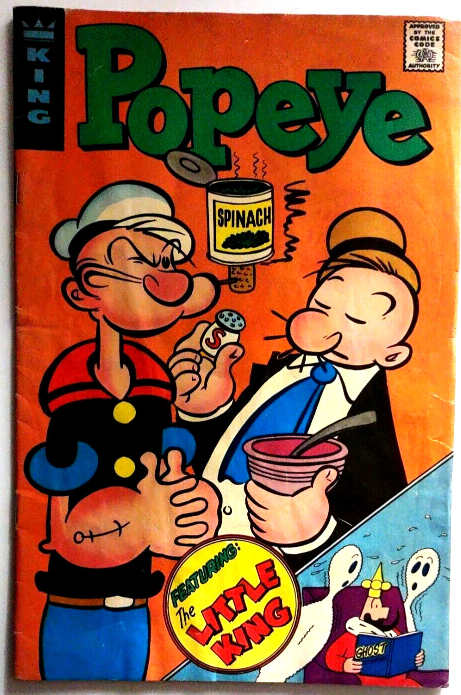 Popeye R07 1973 Sweet Pea Pappys Spook The Little King Prof OG
