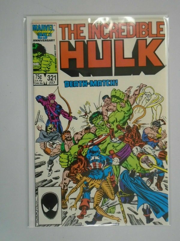 Incredible Hulk #321 Direct edition 6.0 FN (1986 1st Series)