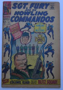 Sgt. Fury And His Howling Commandos #41 (Apr 1967, Marvel), VG condition (4.0)