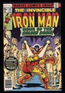 Iron Man #107 Hour of the Golden Doom!