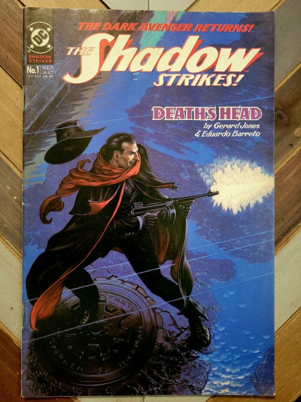 The Shadow Strikes #1-3 (DC 1989) Hickman Covers + Craven's SHOCKER Poster / FN