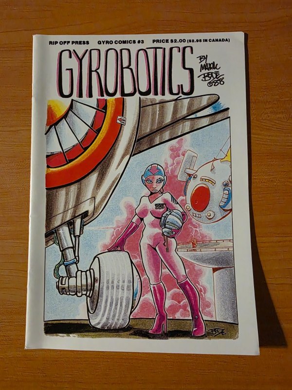 Gyro Comics #3 Gyrobotics ~ NEAR MINT NM ~ 1988 Rip Off Press Comics