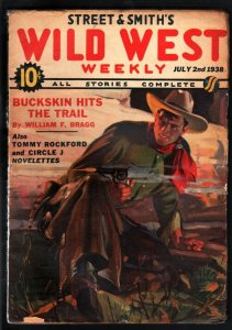 WILD WEST WEEKLY 7/2/1938-WESTERN PULP-TOMMY ROCKFORD FN- 