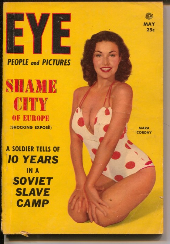 Eye 5/1954-exploitation-cheesecake-Tita Moreno-Mara Corday cover-VG+