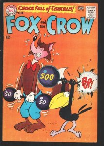 Fox and the Crow 82 1963- DC-Wacky & violent humor-weight lifting cover-FM