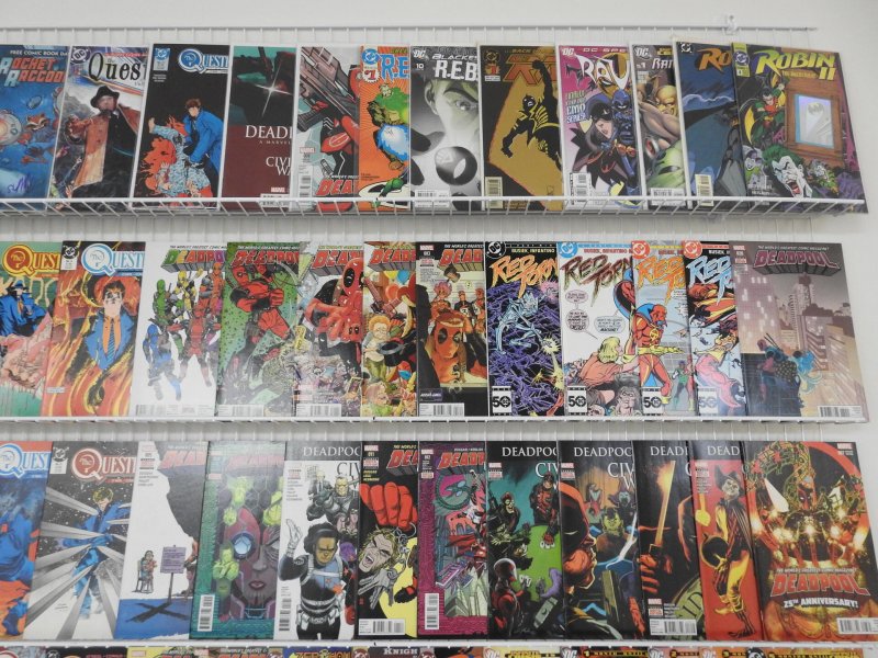 Huge Lot of 180+ Comics W/ Wolverine, Deadpool, Robin ANV. VF Condition!