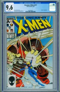 X-MEN #217 CGC 9.6 1987-MARVEL-comic book 4330293014