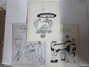 Star Trek TNG Fanzine Lot 3Diff Laff Wrath of Dijon Eridani Next Generation Gap