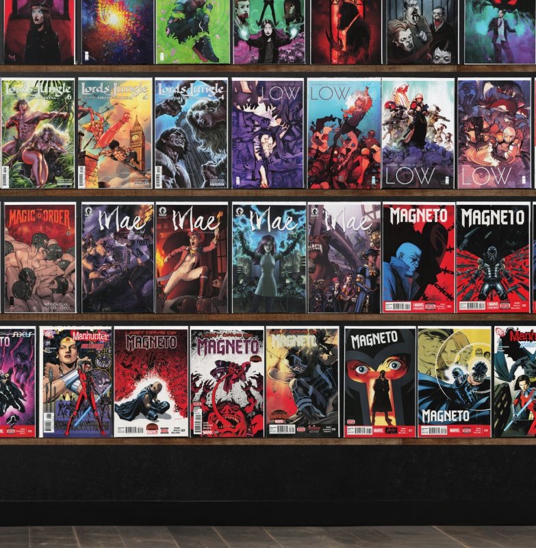 Huge Lot 150+ Comics with Magneto, Original Sin, Low, Ody C & More!