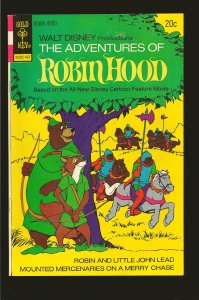 Gold Key Comics Walt Disney The Adventures of Robin Hood No 1 March 1974