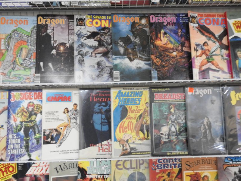 Huge Lot 92 Magazines, Fanzines, Captain Britain+ Avg Fine Condition!