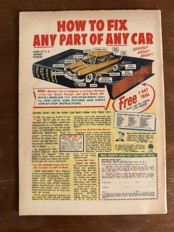 The Unknown Man (Avon Publications 1951) [VG+] Golden Age One-Shot Comic