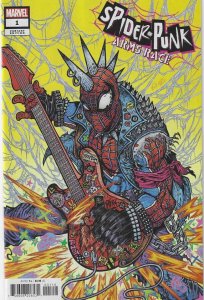 Spider-Punk Arms Race #1 1:25 Maria Wolf Variant Marvel Comics 2024 EB113