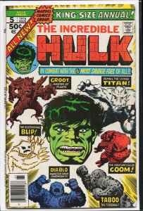 The Incredible Hulk Annual #5 (1976) Hulk
