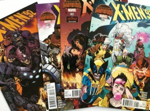 X-Men '92 #1-4 Complete Marvel Secret Wars Set 2015 DoomGod Rogue Wolverine 