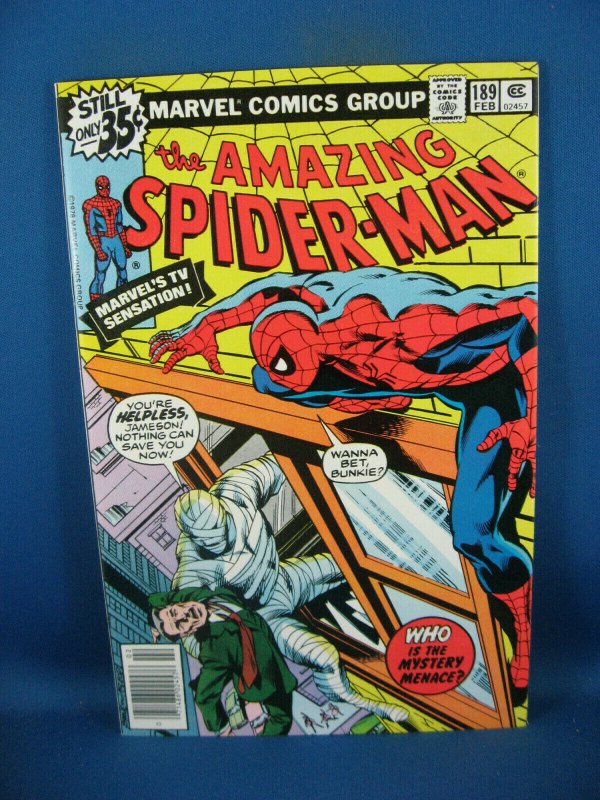 AMAZING SPIDERMAN 189 VF NM JOHN BYRNE MAN WOLF 1969