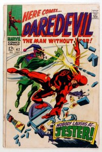 Daredevil #42,  1st Appearance & Origin of Jester 