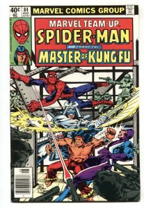 Marvel Team-up #84 1979 Spider-Man - Master of Kung-Fu VF/NM