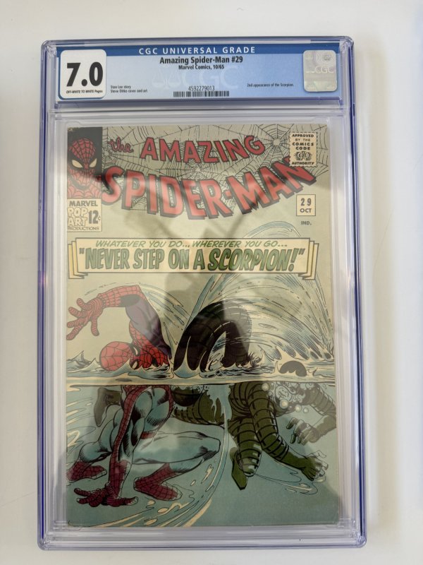 The Amazing Spider-Man #29 CGC  7.0 2nd Scorpion Marvel (1965)