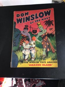 Don Winslow of the Navy #42 (1947) Mid-grade key! Amazon Island! VG/FN Wow!