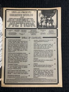 1976 UNKNOWN WORLDS OF SCIENCE FICTION Magazine #1 FN 6.0 Giant-Size Special