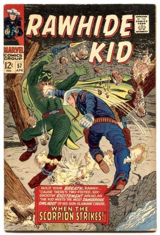 Rawhide Kid #57 1967-Marvel-When The Scorpion Strikes-FN-