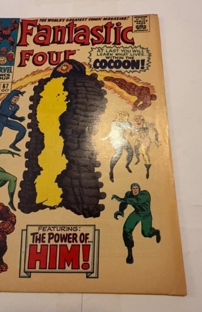 Fantastic Four #67 (1967)the power of him - warlock foxxing