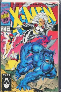 X-Men #1 Storm and Beast Cover (1991) X-Men [Key Issue]