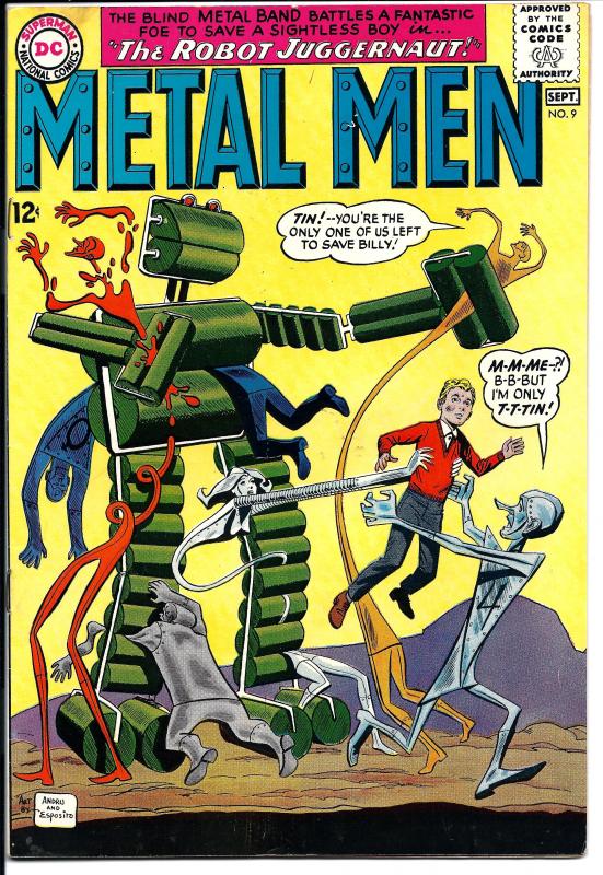 Metal Men #9 - Silver Age - Aug.-Sept. 1964 (VF-)