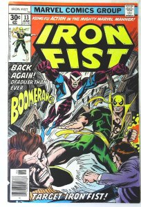 Iron Fist (1975 series)  #13, VF+ (Actual scan)