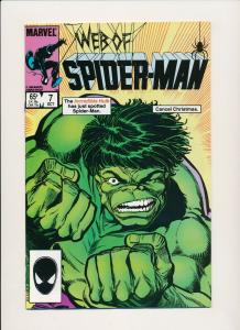 Marvel LOT of 7-Web of SPIDER-MAN #5-10 & Annual #1 1985 F/VF  (PF524) 