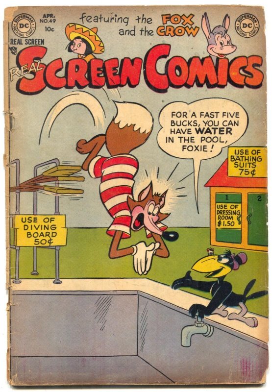 Real Screen #49 1952- Fox and Crow- Funny Animals G-