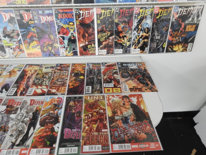 Huge Lot 150+ Comics W/ Demon, Defenders, Deathstroke+ Avg VF- Condition!