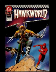 12 Comics Hawkworld 25 26 27 28 29 30 31 32 Annual 1 2 3 Hawkman 1 GK30