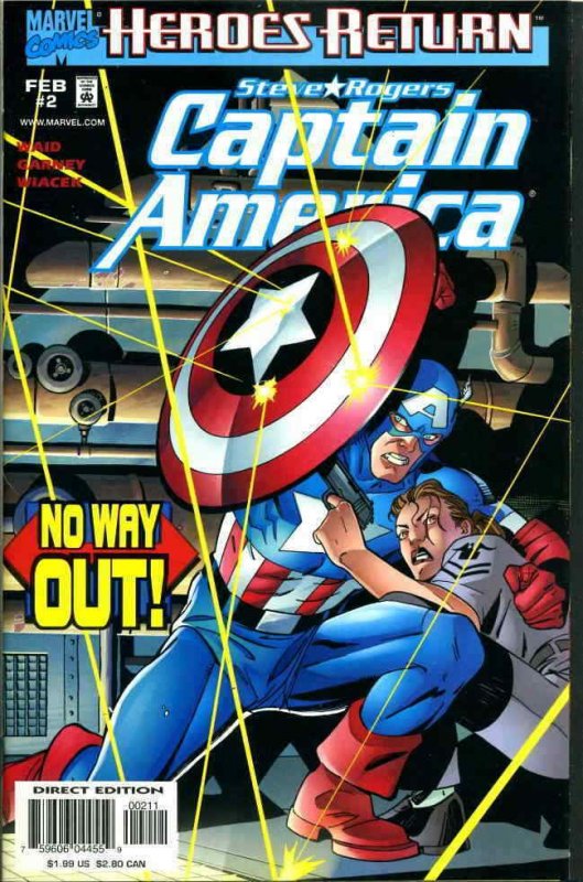 Captain America (3rd Series) #2 VF/NM; Marvel | we combine shipping