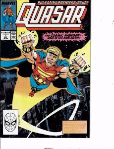 Lot Of 2 Quasar Marvel Comic Book #1 2 Iron Man AH8