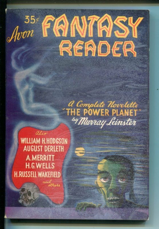 AVON FANYASY READER #1 1947-1ST ISSUE-H G WELLS-LEINSTER-ASHTON SMITH-fn