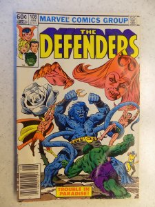 DEFENDERS # 108 MARVEL DR STRANGE HULK ACTION ADVENTURE LIGHT RIPPLING