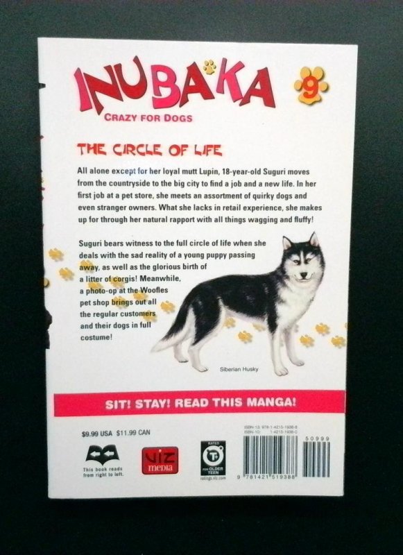 Inubaka: Crazy for Dogs #9, Viz Media